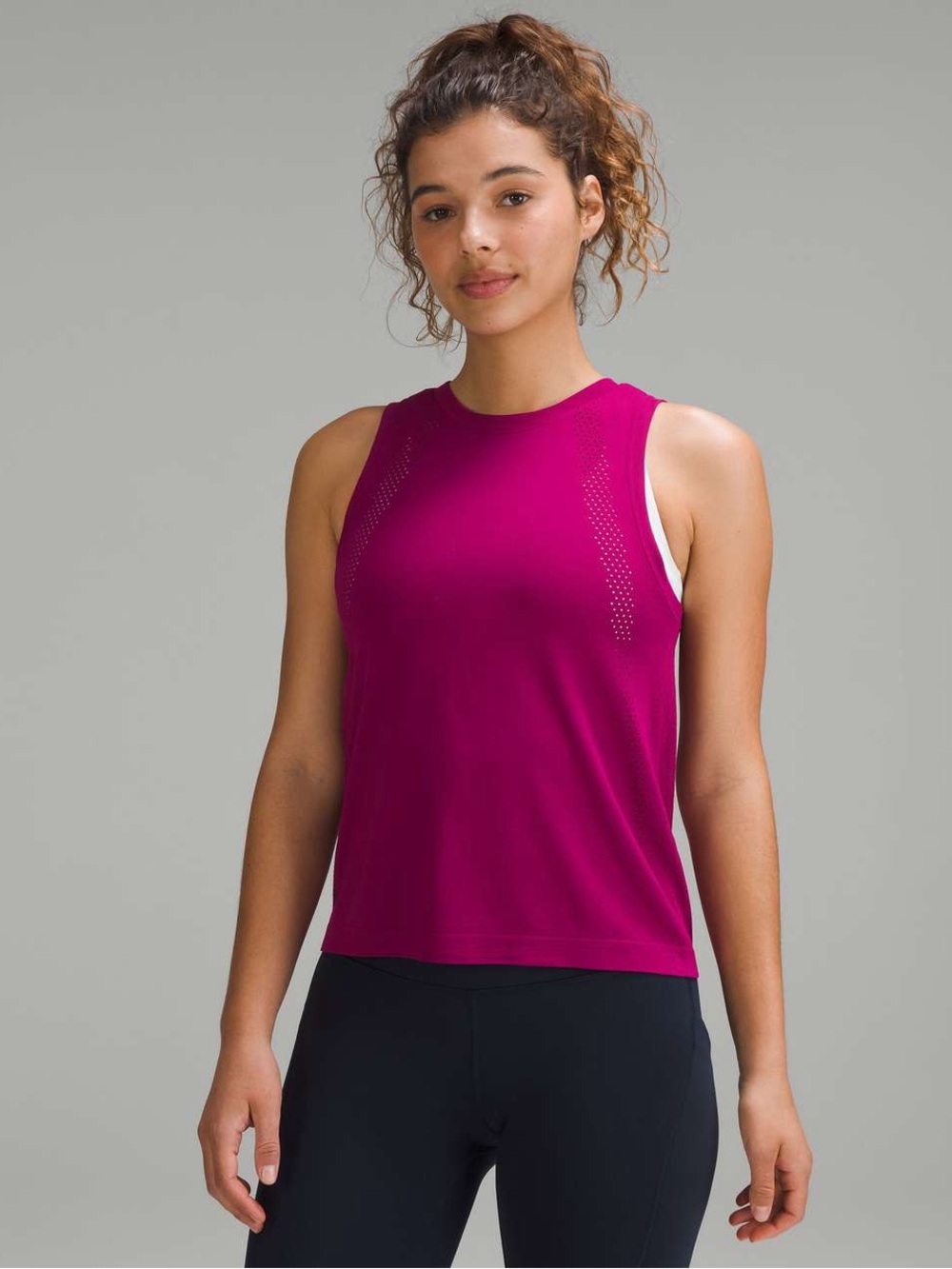 Lululemon Train to Be Tank Top - Magenta Purple